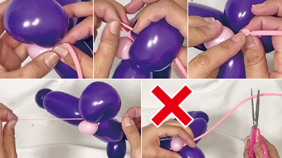 バルーンアートのクマ バルーンアートのクマ