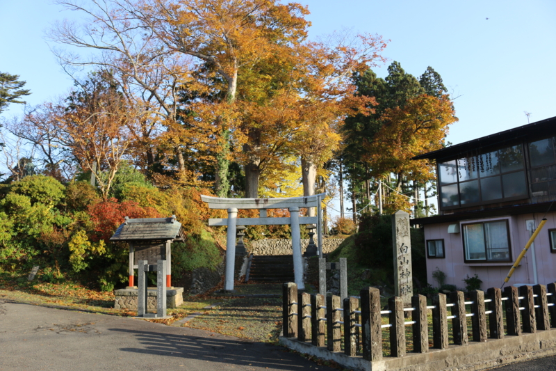 信濃守護職の小笠原長清の庶子が秋田県由利本庄市に進出した内越城跡