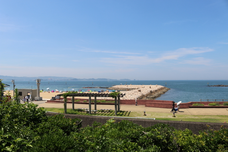 熊野水軍出陣の地（和歌山県田辺市扇ヶ浜）