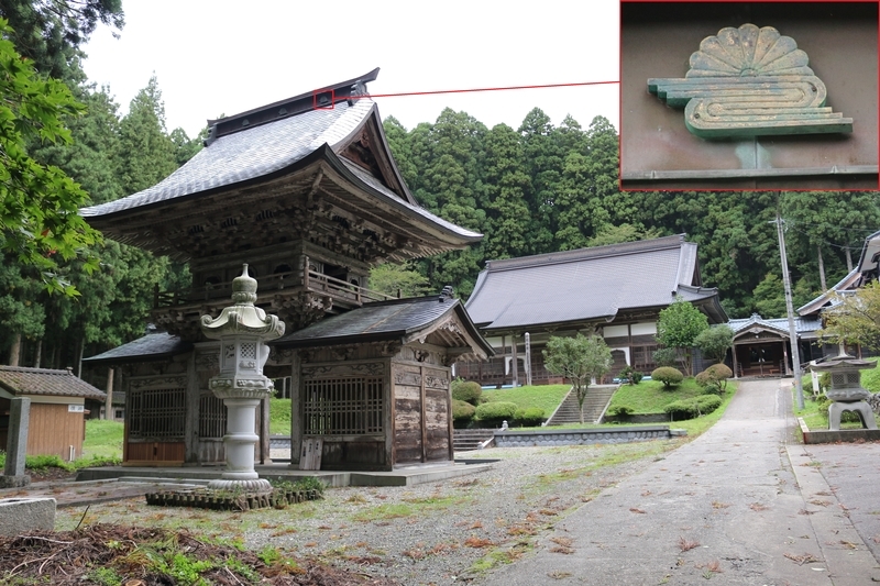 高建寺を開基した楠木正能が開山した耕雲寺（新潟県村上市）