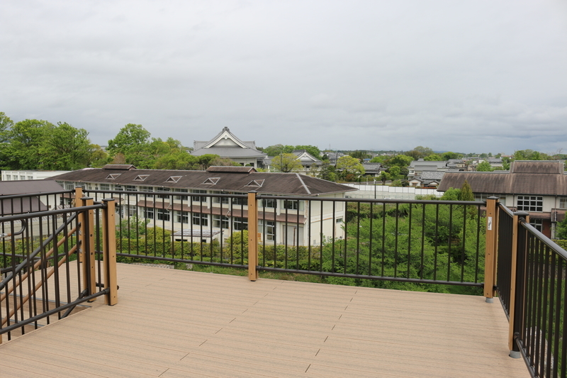 大和郡山城天守台（打越織次郎屋敷方面）