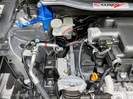 スイフトスポーツzc33s用ブレーキマスターシリンダストッパー スイフトスポーツのドレスアップ＆カスタマイズ #13 〜ブレーキ