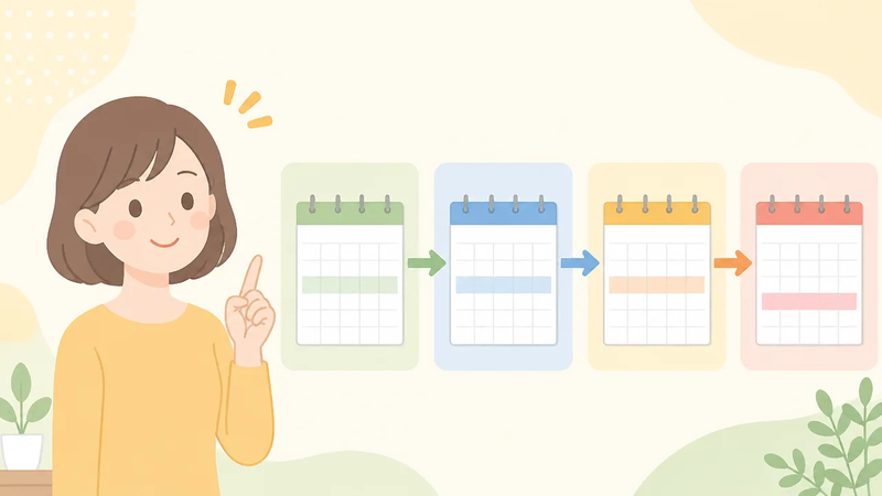 再来週の次の言い方は?再々来週と翌々週の意味をやさしく解説
