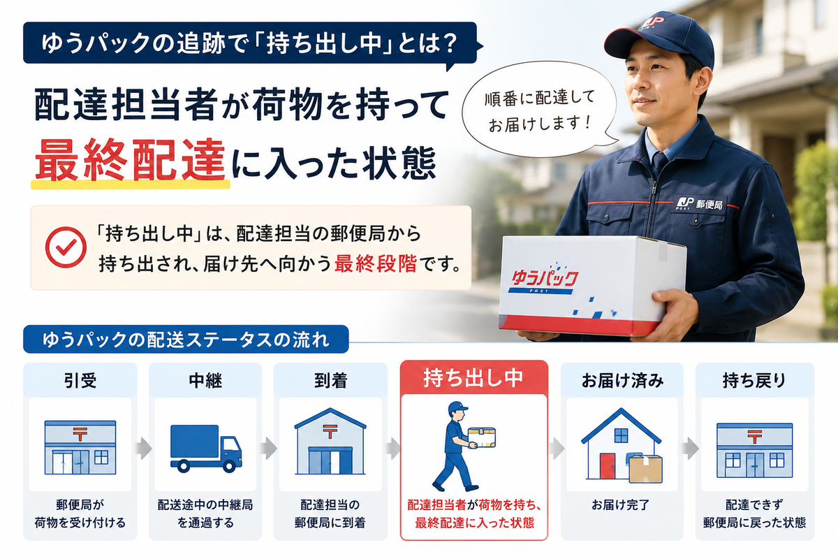 ゆう パック いつ 届く