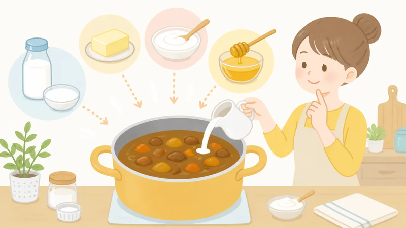 カレーが辛すぎたときの対処法|まろやかに甘くするコツ