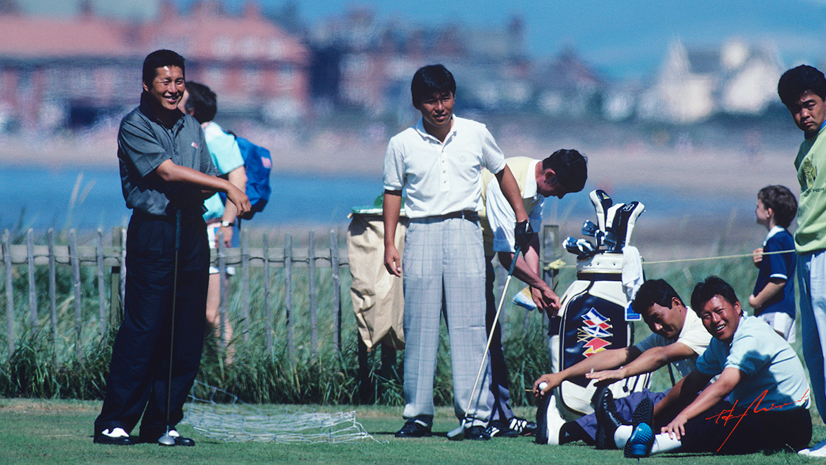 番号3ジャンボ尾崎ラークカップ練習後直接入手 J's ボール M-0ZAKI刻印 番号3ジャンボ尾崎ラークカップ練習後直接入手 J's ボール M-0ZAKI刻印