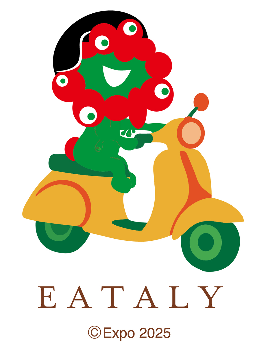 ミャクミャク イータリー マグカップ 🇮🇹【イータリー！大阪・関西万博コラボ】 イタリアカラーの