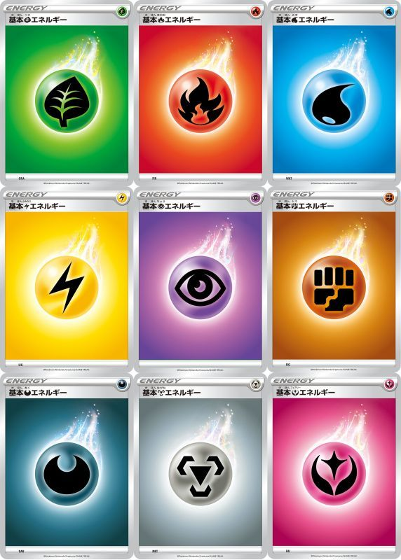 ポケカのエネルギーカードの画像