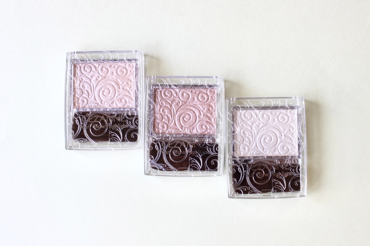 セザンヌパールグロウハイライト比較