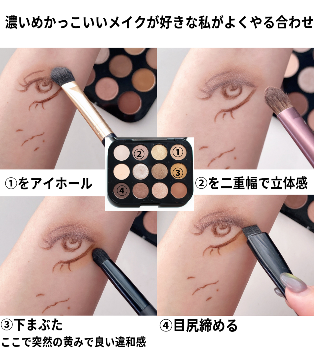 MAC アイシャドウパレット 2個セット MAC プロカラー2コンパクト アイシャドウパレット 2色セット 2個