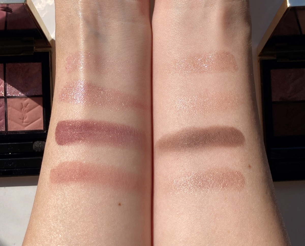 YSL クチュールミニクラッチ 100 残量9割 ブルベ アイシャドウ 色選び