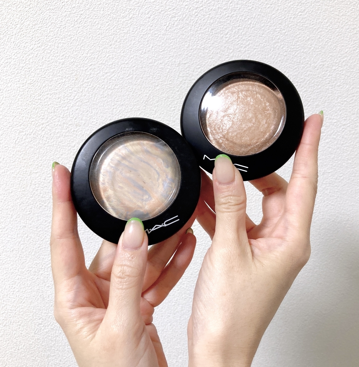 mac フェイスパウダー 使い方 真珠ハイライト M・A・Cライトスカペード