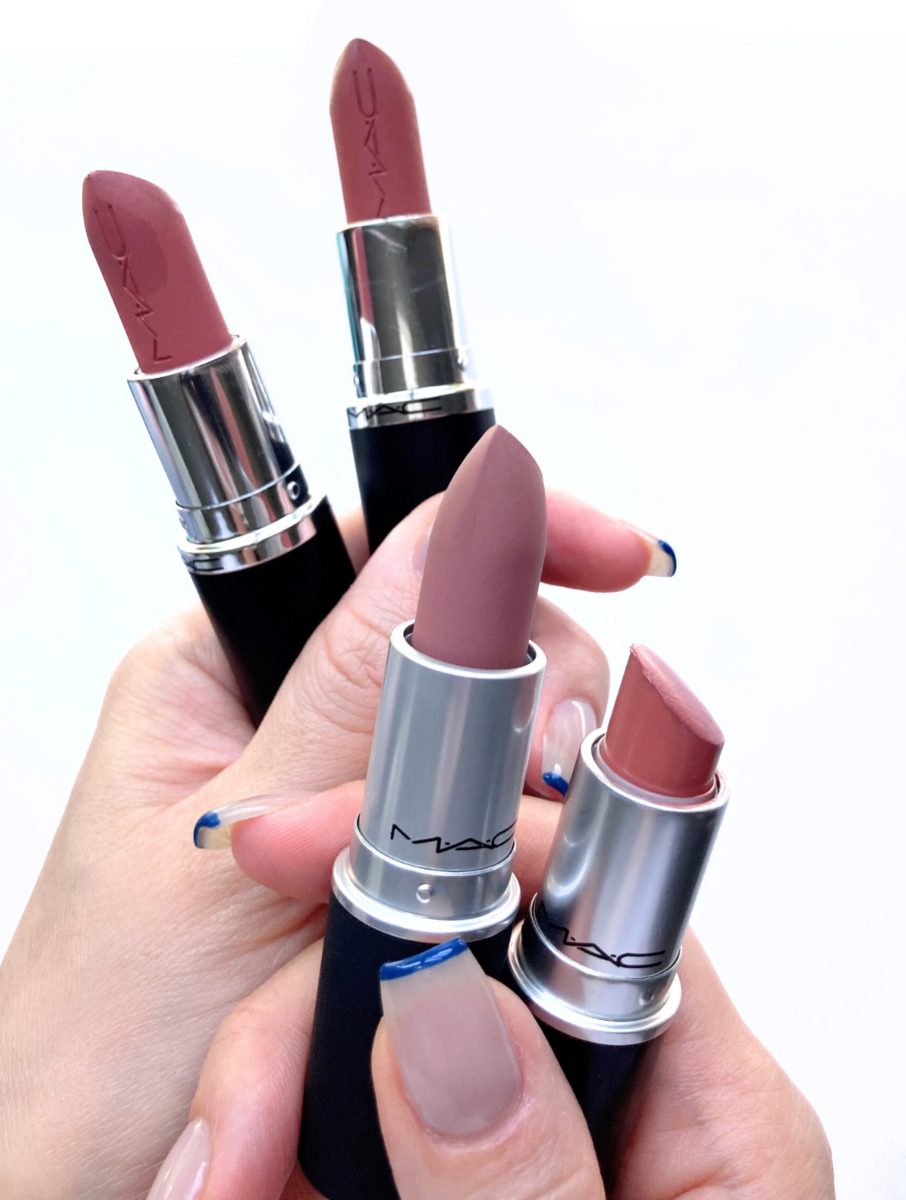 MAC テディ　リップ　比較