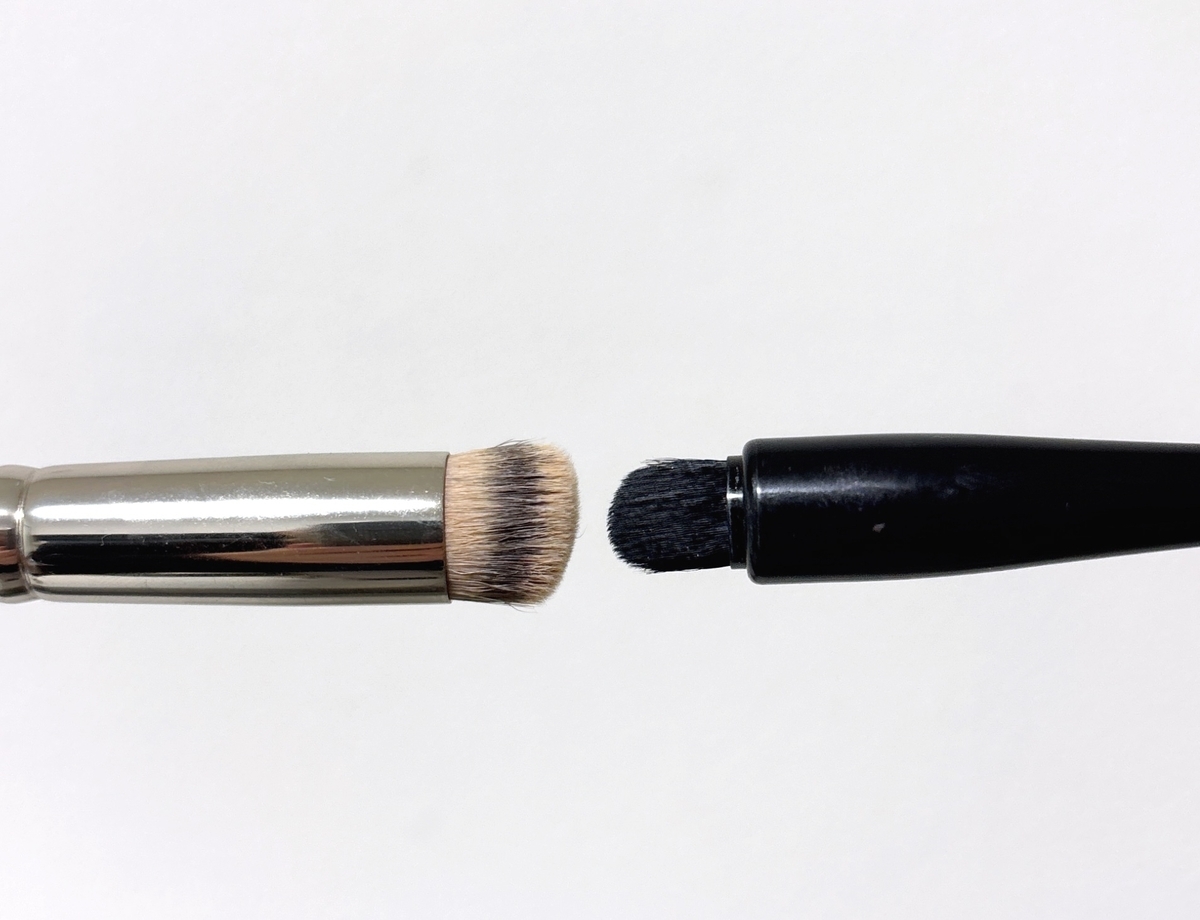 コンシーラーの達人になれるブラシはMAC270番とSHISEIDO