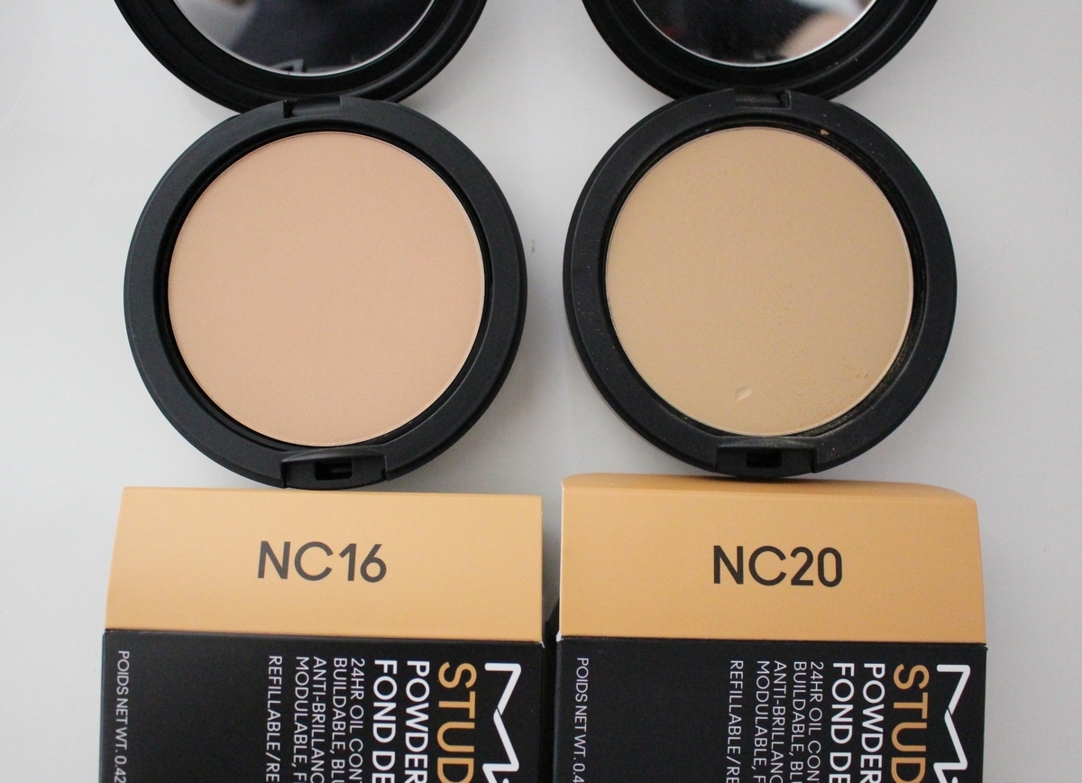 M･A･C パウダーファンデ　色選び