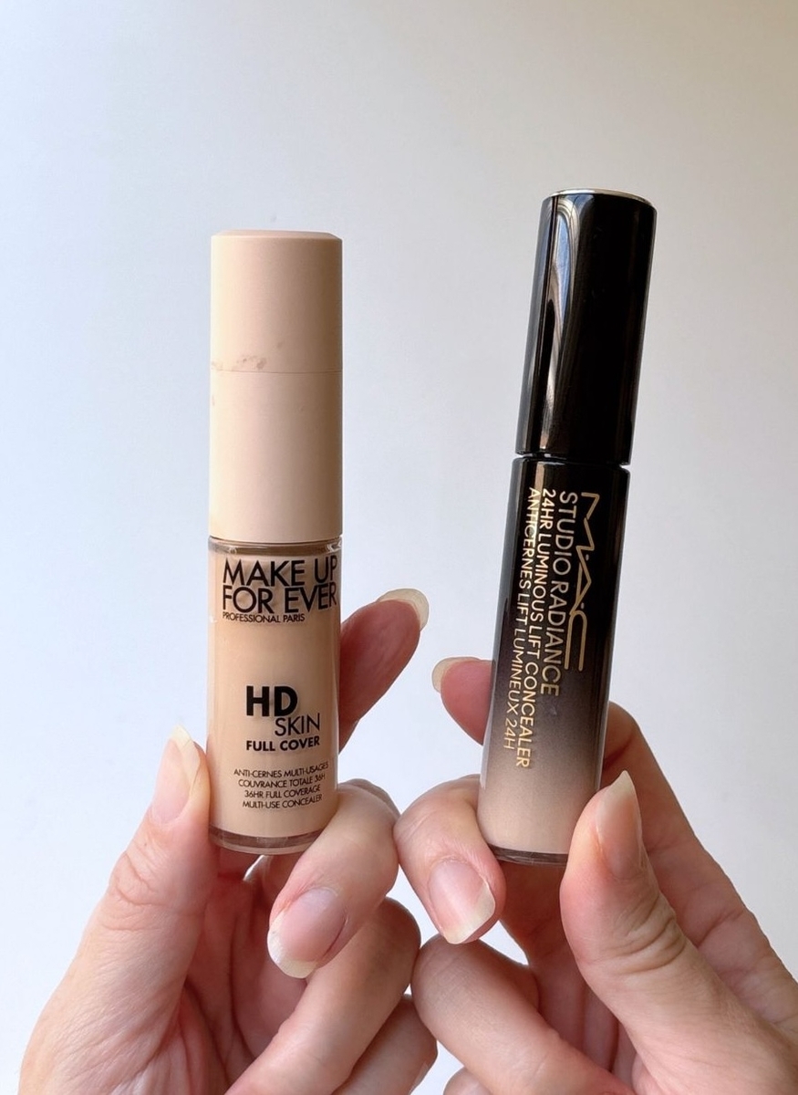 M・A・Cとメイクアップフォーエバーのコンシーラー比較