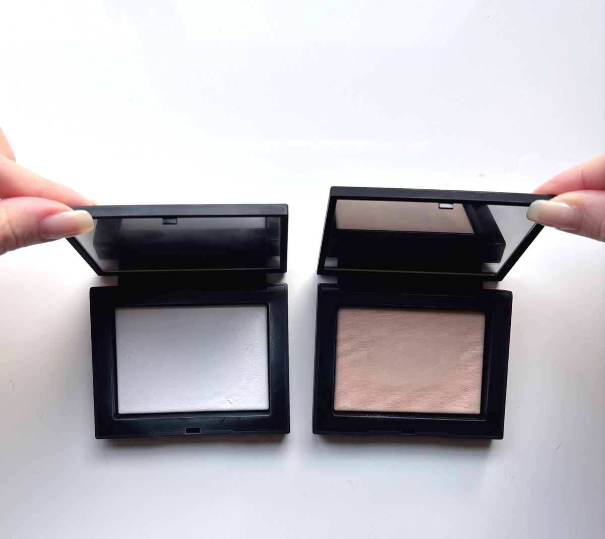 NARS プレスト・パウダーブラシ #13(使用品) 、ランコムファンデスポンジ