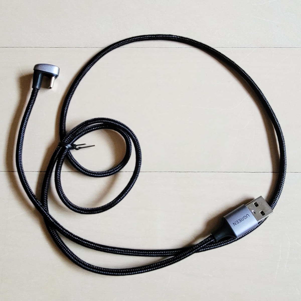UGREEN U字 USB Type Cケーブル3A 1m