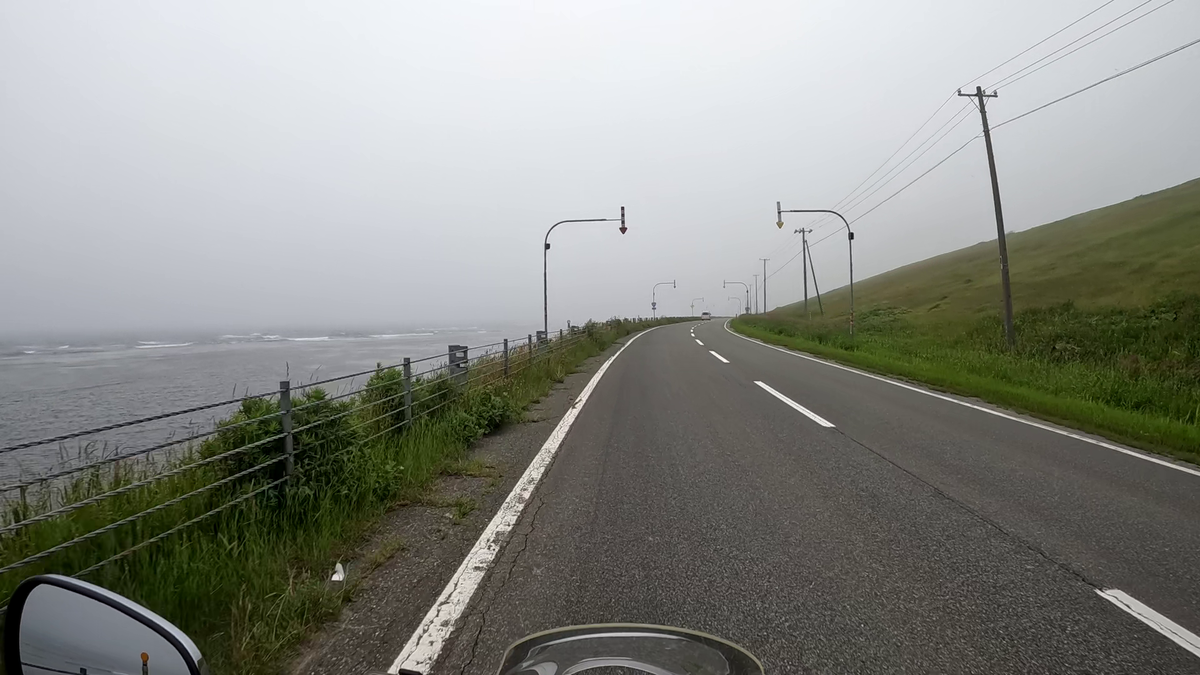 オホーツク海側の道