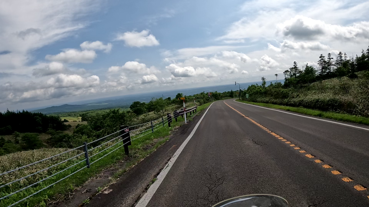 摩周湖を降りる