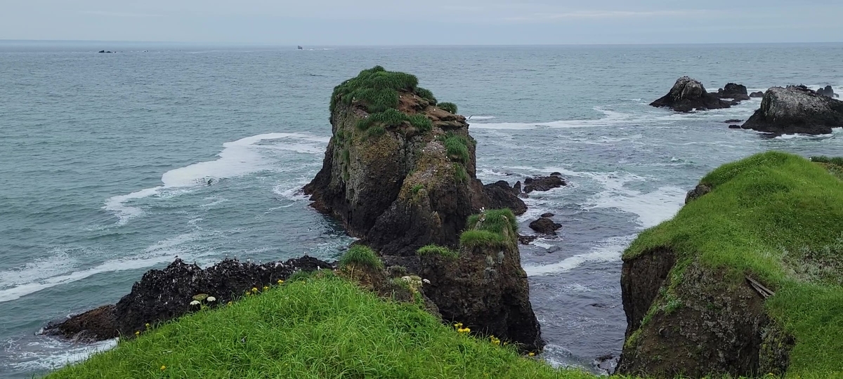 霧多布岬先端