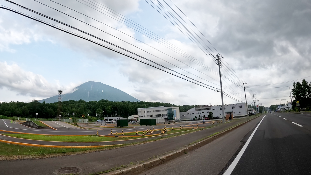 山頂が見える羊蹄山