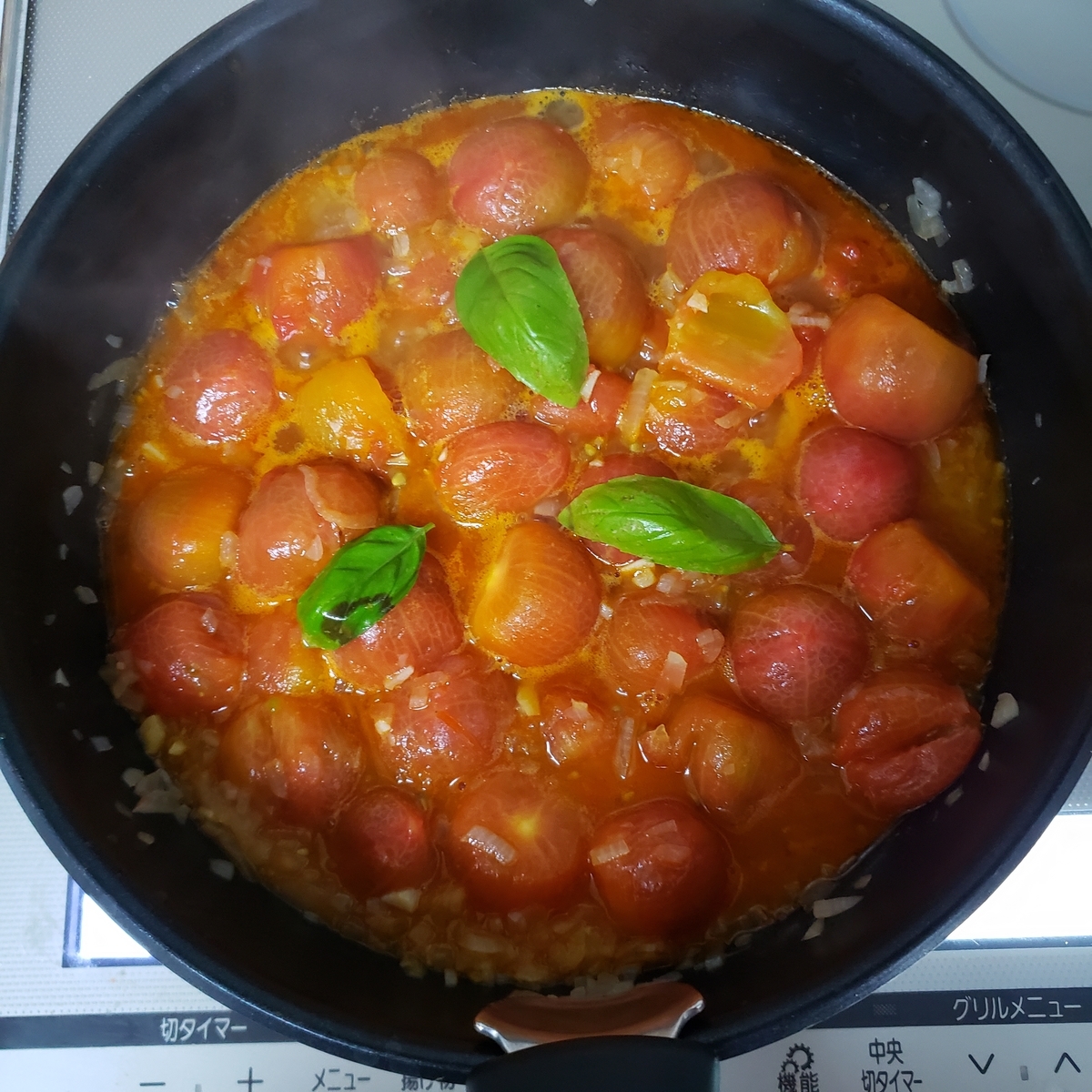 ミニトマトのトマトソースのレシピ すずめの食卓365日 ミニトマトのトマトソースのレシピ すずめの食卓365日
