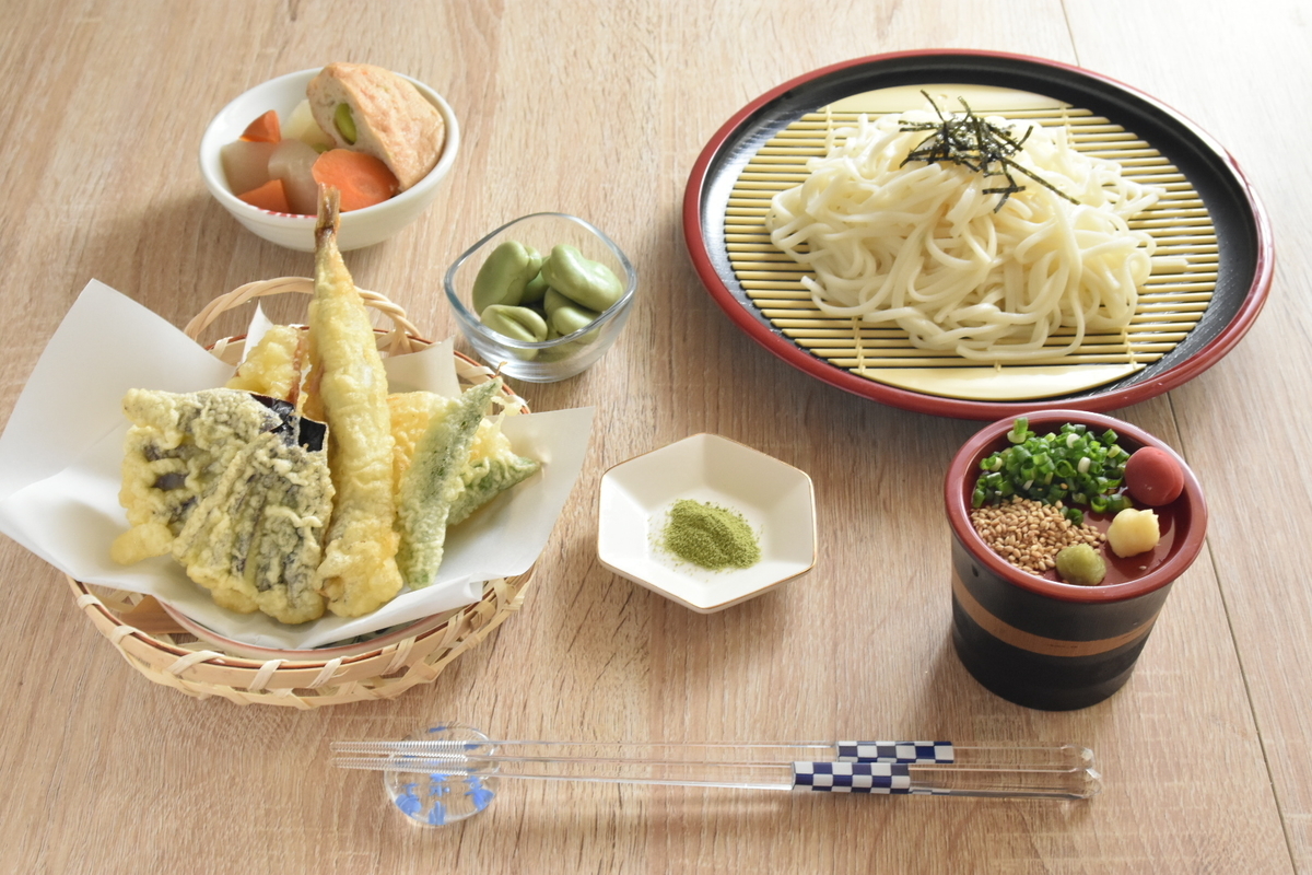 ざる うどん 献立