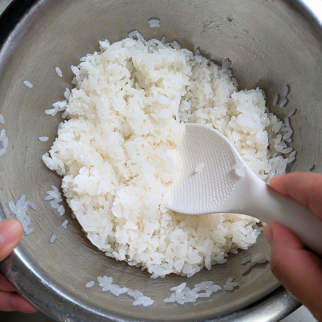 すし飯を作る工程