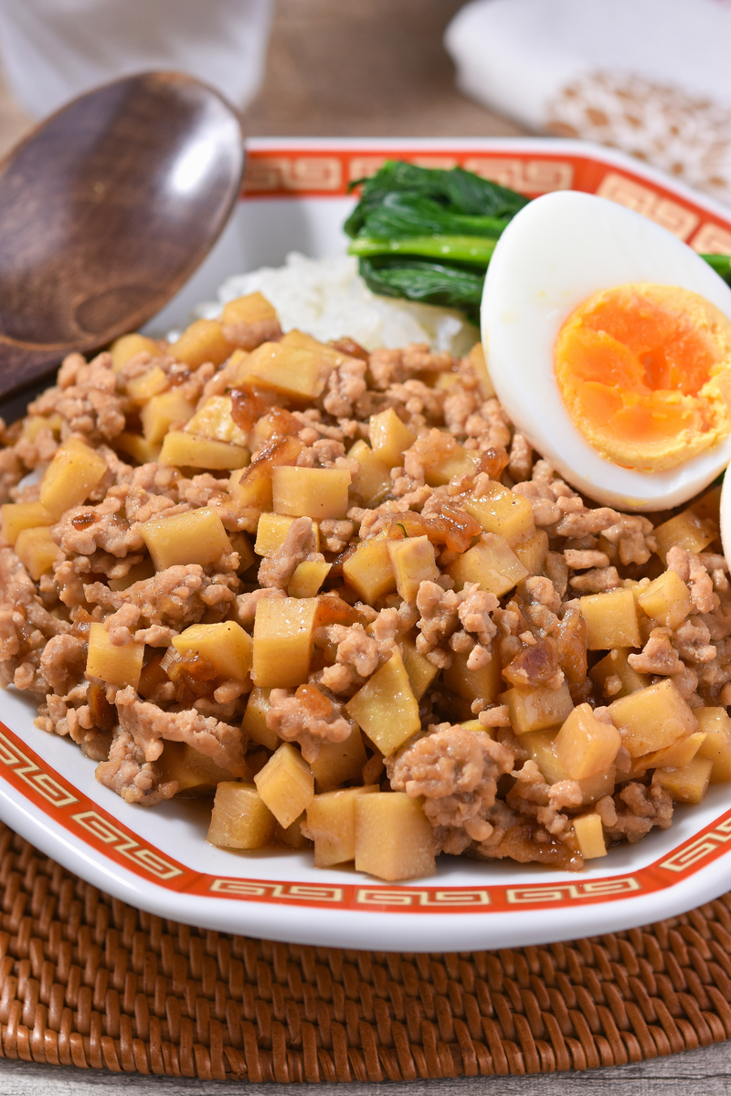 筍そぼろ魯肉飯 簡単レシピの完成写真