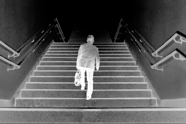 老後の不安のイメージイラスト