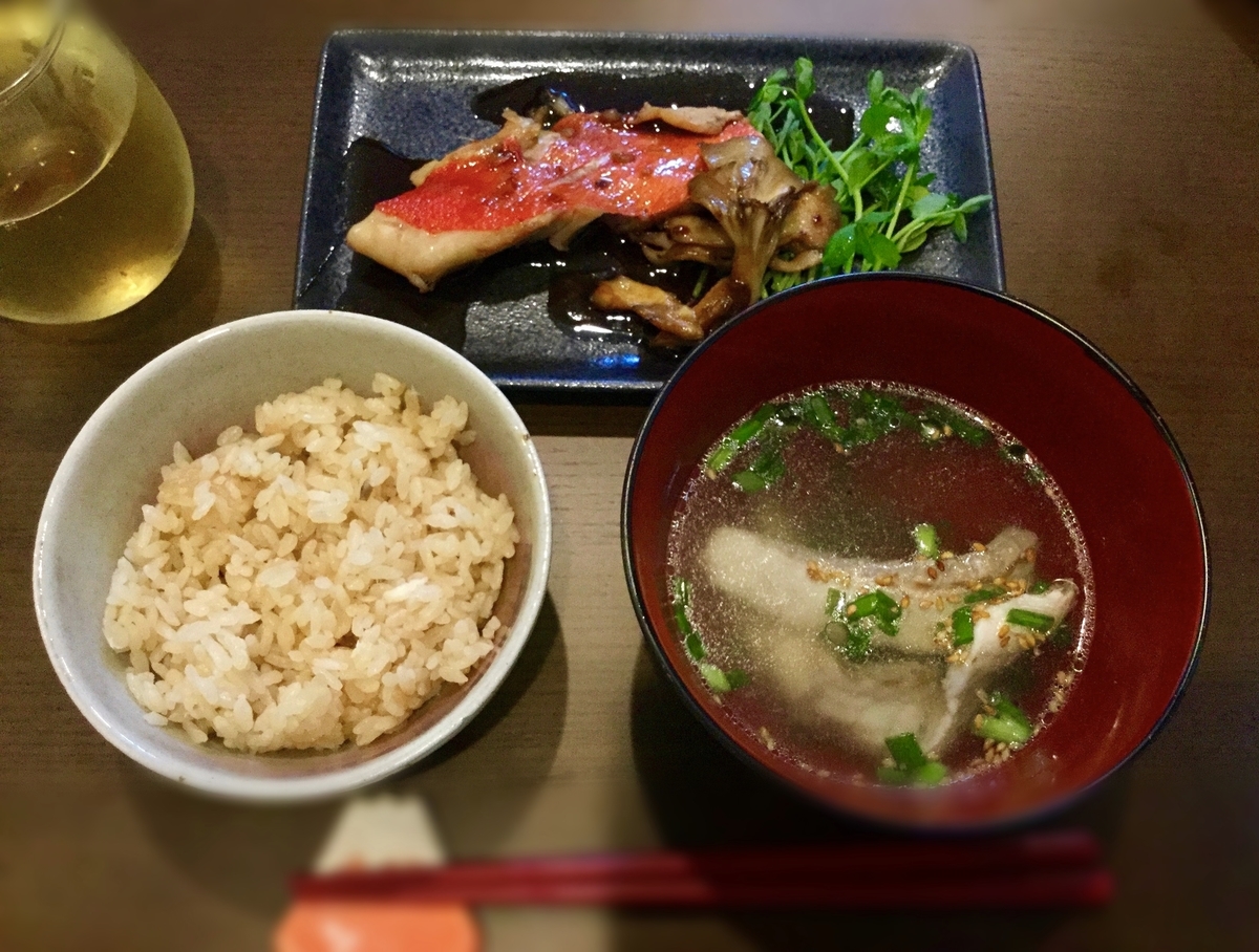 昼と夕飯 たこ焼き 金目鯛の煮付け 地道にくらす