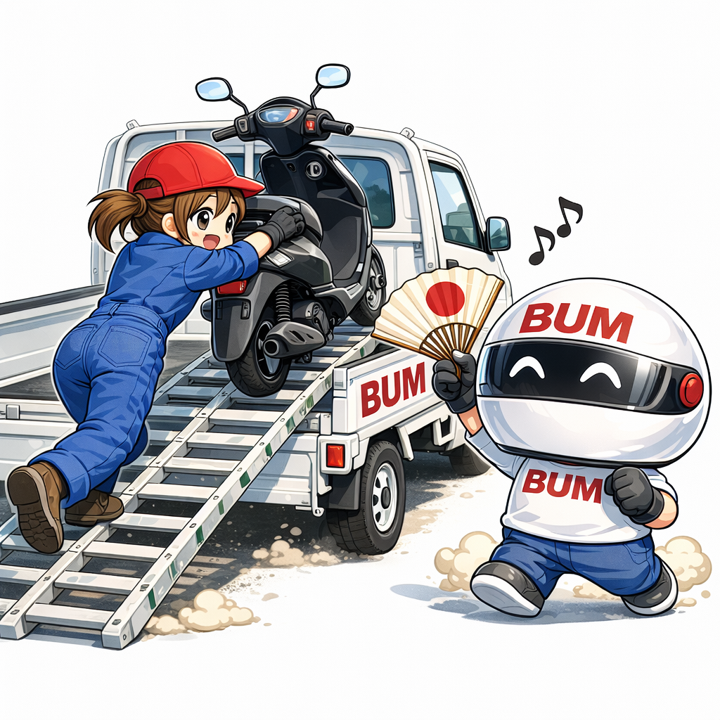 バイク販売原付処分｜数久田可多寿（バイク回収ホンポＢＵＭ所属）