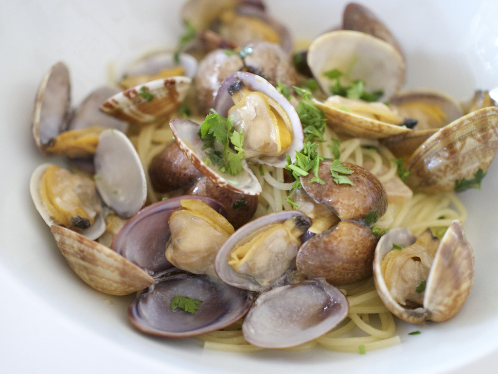 f:id:bun702:20160206194853j:plain ボンゴレあさりパスタ