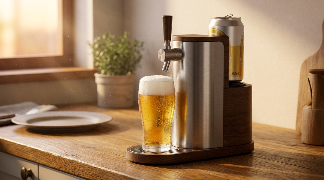 ビールサーバーです。自宅でも簡単、缶ビールセッティングで美味しいビールが飲めます 2026年】自宅用ビールサーバーおすすめ14選｜缶ビールがお店の泡になる