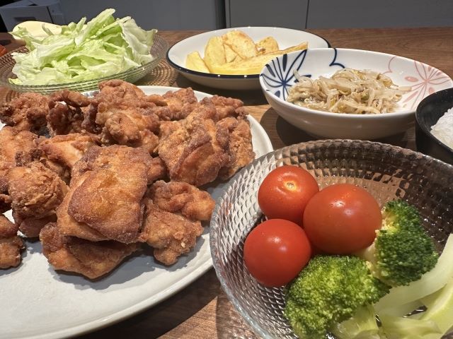 豪華な食卓