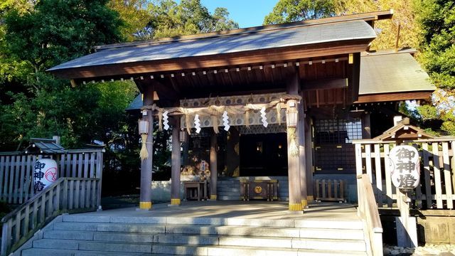 神明社の拝殿