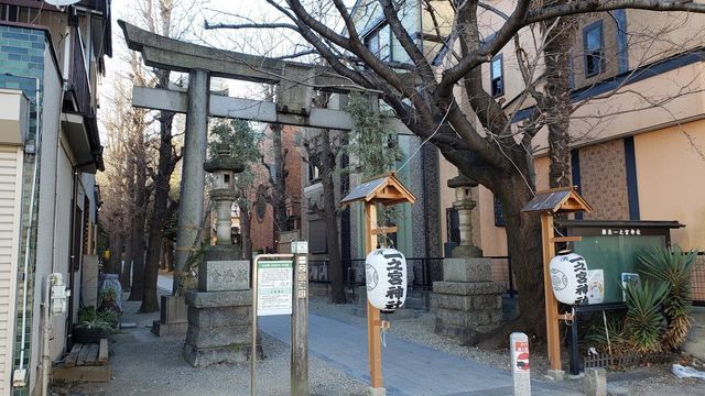 一之宮社の第一の鳥居