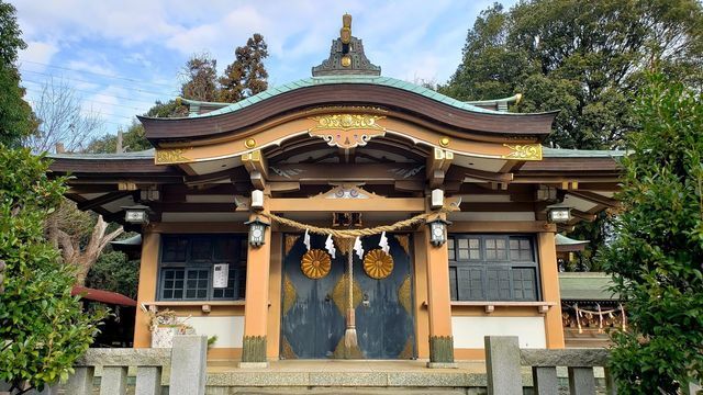 北新羽総鎮守杉山神社の社殿