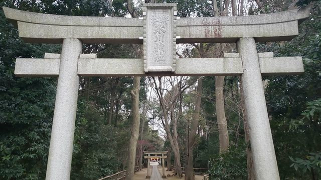 喜多見氷川神社の第一の鳥居