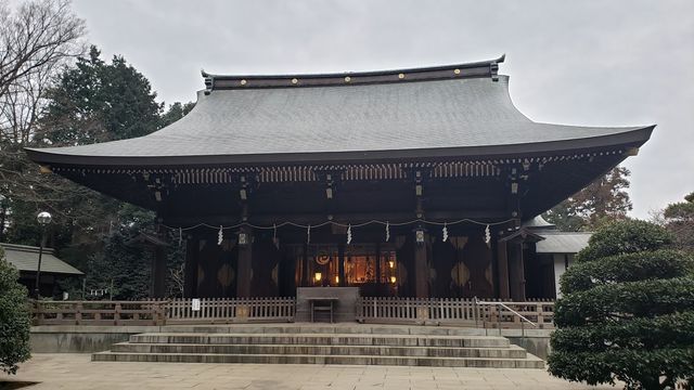 喜多見氷川神社の拝殿