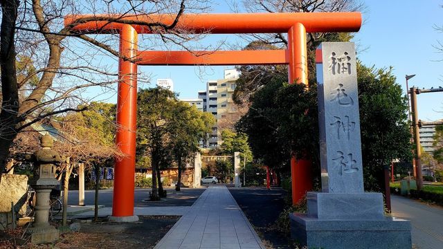 稲毛神社の鳥居