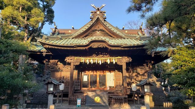 荏原神社の拝殿