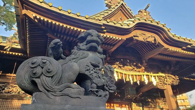 荏原神社の狛犬
