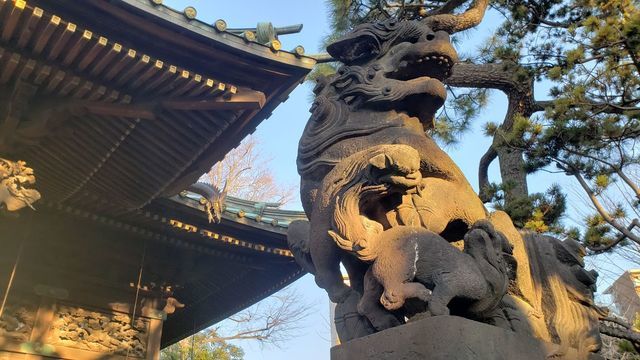 荏原神社の狛犬