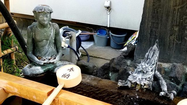 手水舎のかっぱ