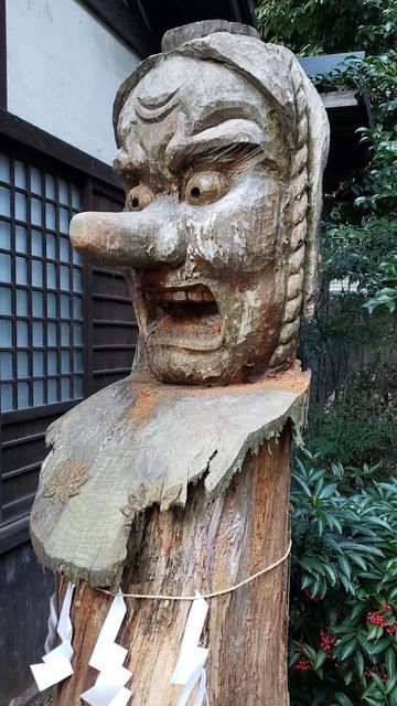 大綱金比羅神社の天狗様