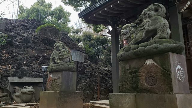 品川神社境内社/浅間神社の狛犬