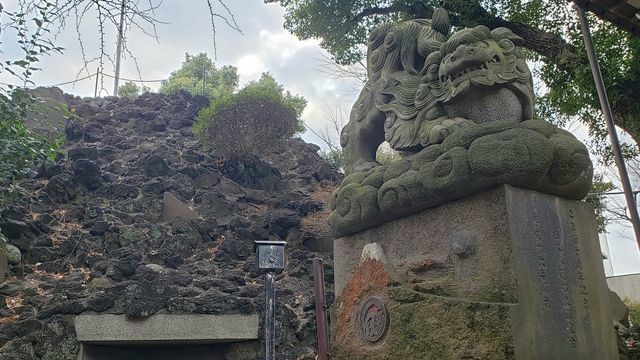品川神社境内社/浅間神社の狛犬