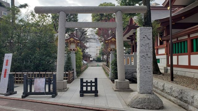 蒲田八幡神社の鳥居